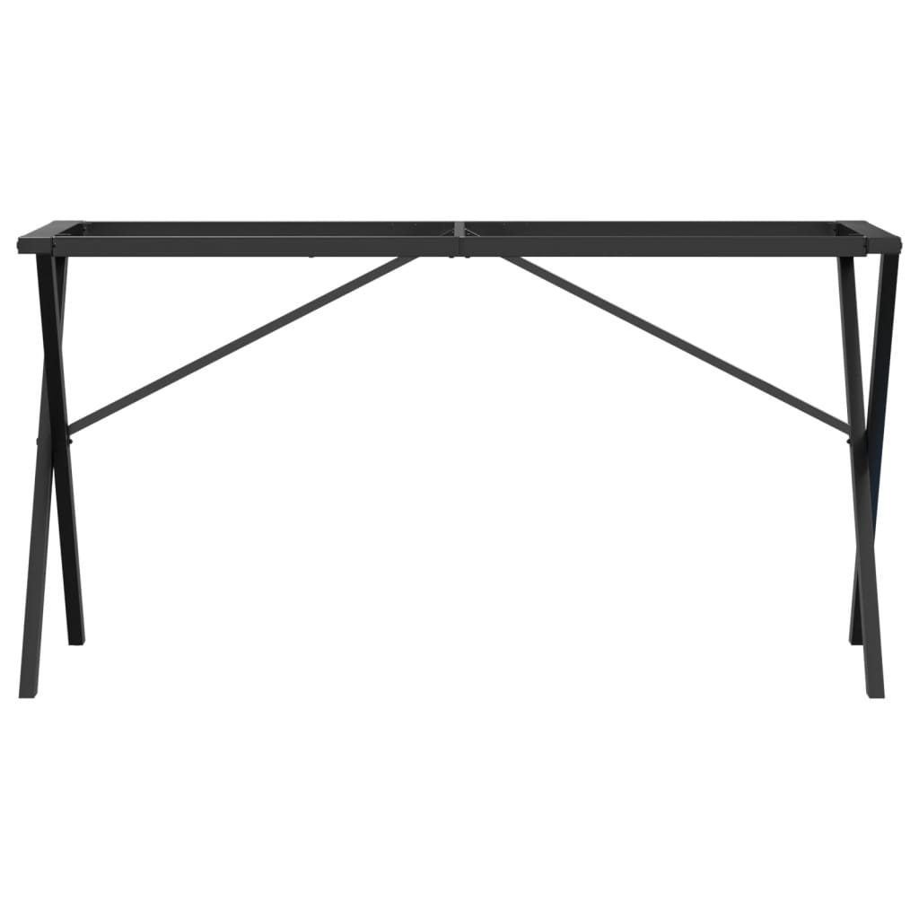 vidaXL Nogi do stołu, w kształcie litery X, 140x60x73 cm, stal
