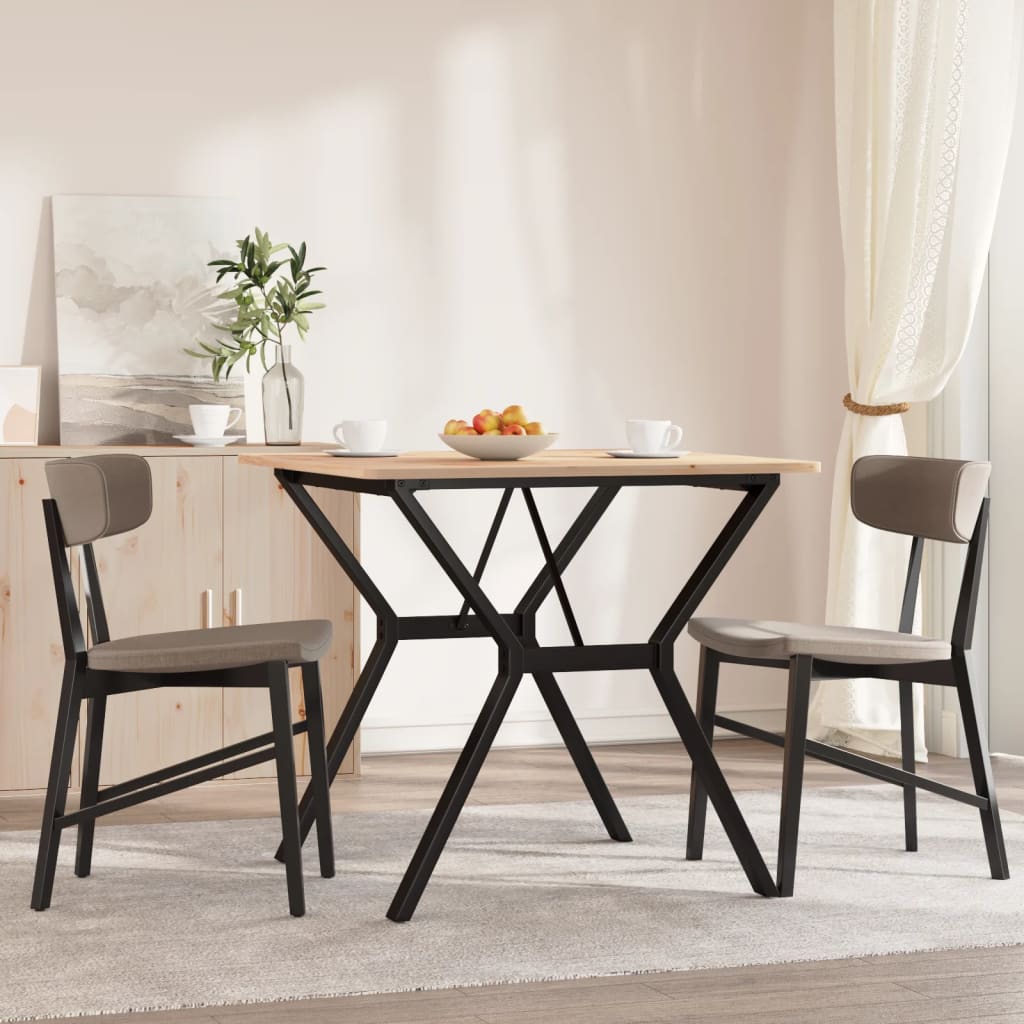 vidaXL Nogi do stołu w kształcie litery Y, 70x70x73 cm, stal