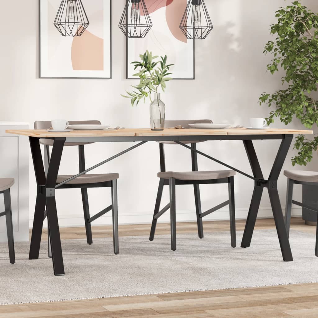 vidaXL Nogi do stołu w kształcie litery Y, 140x60x73 cm, stal