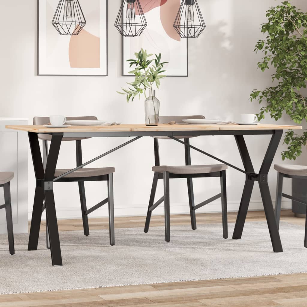vidaXL Nogi do stołu w kształcie litery Y, 140x60x73 cm, stal