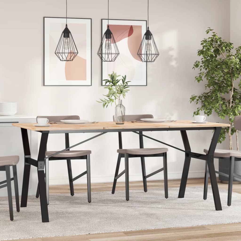 vidaXL Nogi do stołu w kształcie litery Y, 160x80x73 cm, stal