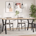 vidaXL Nogi do stołu w kształcie litery Y, 160x80x73 cm, stal