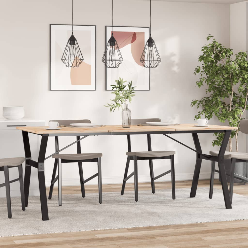 vidaXL Nogi do stołu w kształcie litery Y, 180x80x73 cm, stal