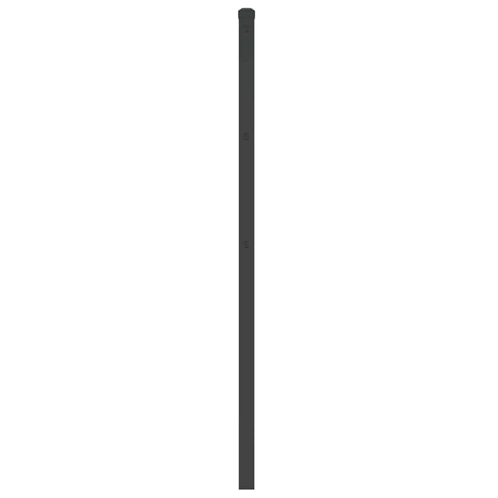 vidaXL Metalowe wymienne wezgłowie, czarne, 107 cm