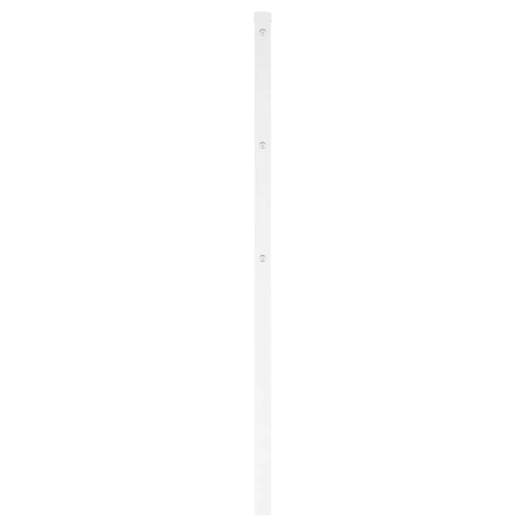 vidaXL Metalowe wymienne wezgłowie, białe, 120 cm