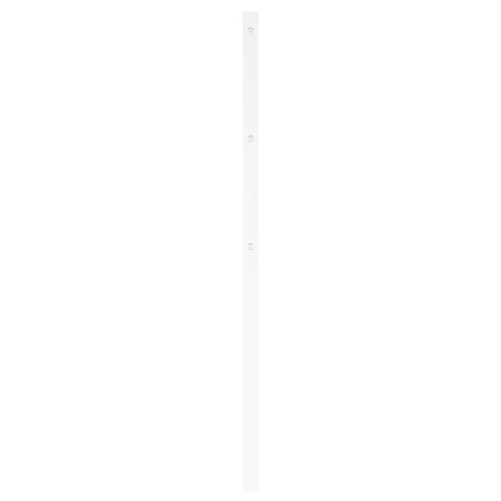 vidaXL Metalowe wymienne wezgłowie, białe, 180 cm