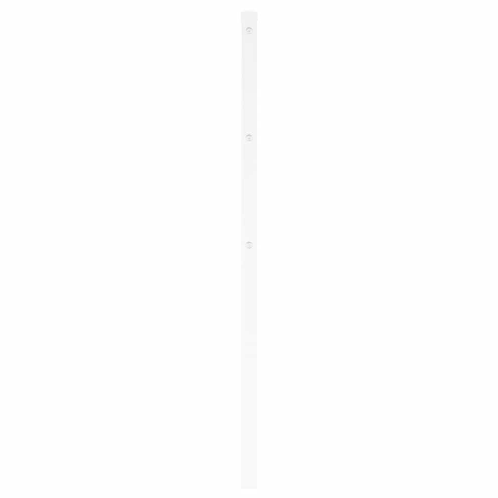 vidaXL Metalowe wymienne wezgłowie, białe, 200 cm