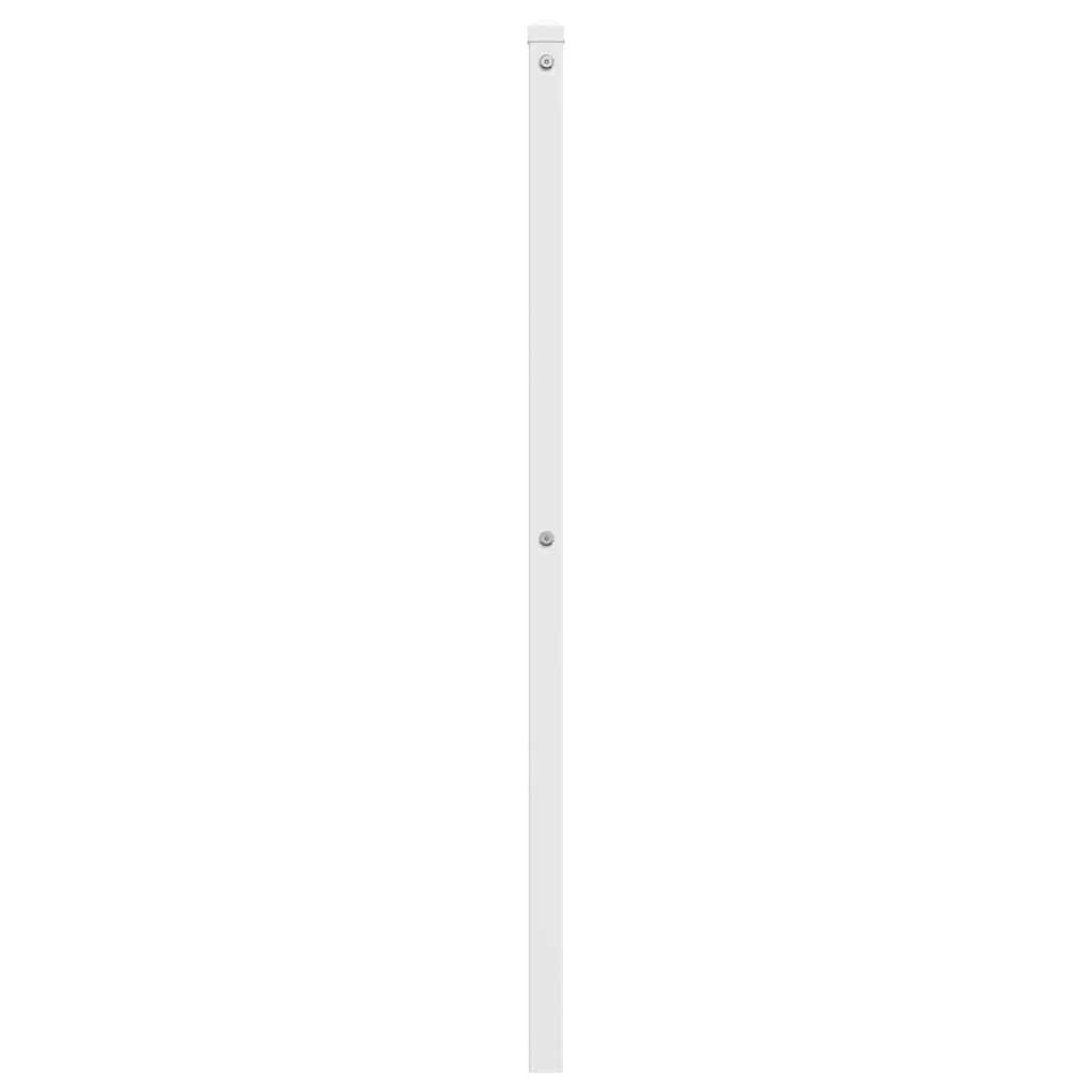 vidaXL Metalowe wymienne wezgłowie, białe, 100 cm