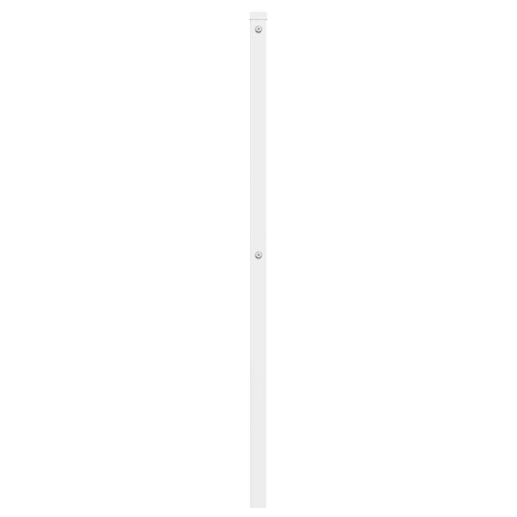 vidaXL Metalowe wymienne wezgłowie, białe, 180 cm