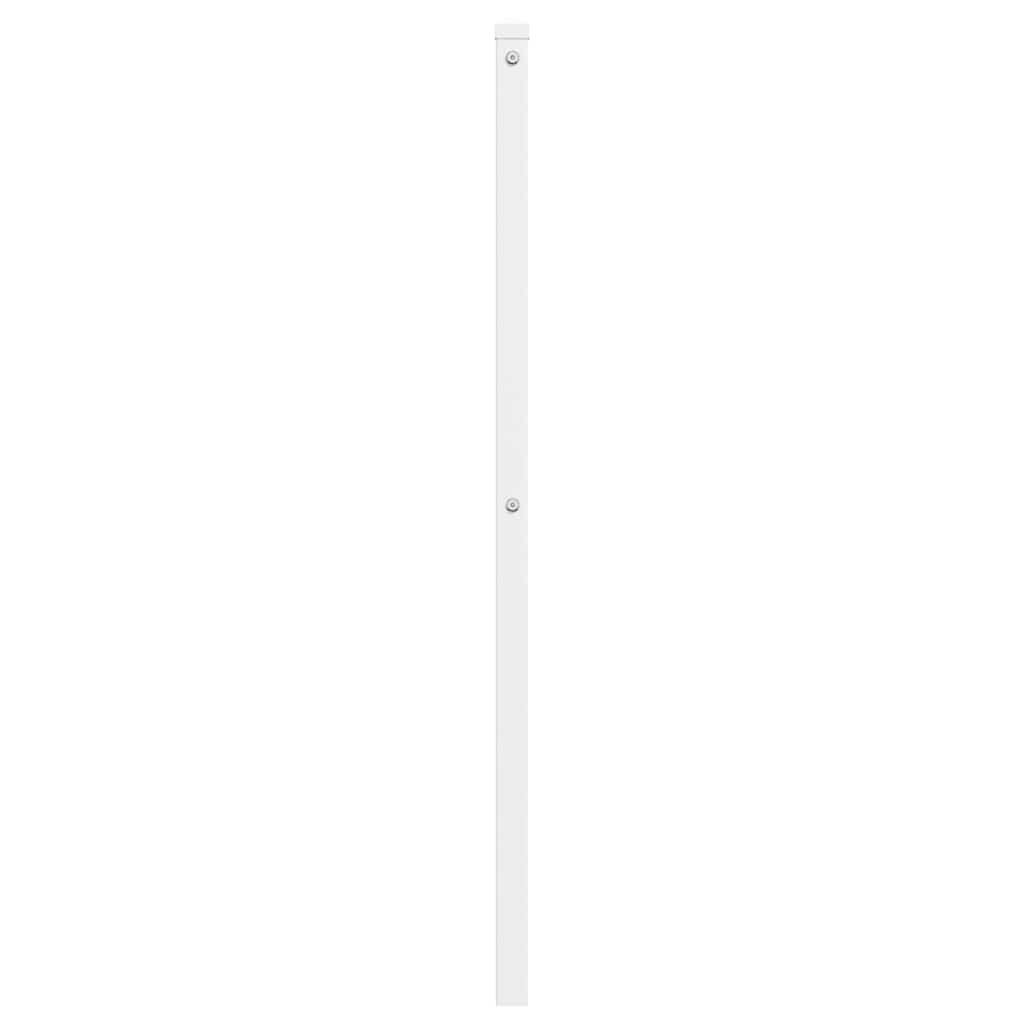 vidaXL Metalowe wymienne wezgłowie, białe, 193 cm