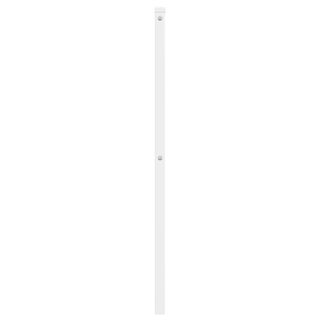 vidaXL Metalowe wymienne wezgłowie, białe, 200 cm