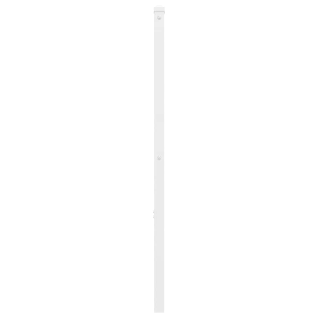 vidaXL Metalowe wymienne wezgłowie, białe, 193 cm
