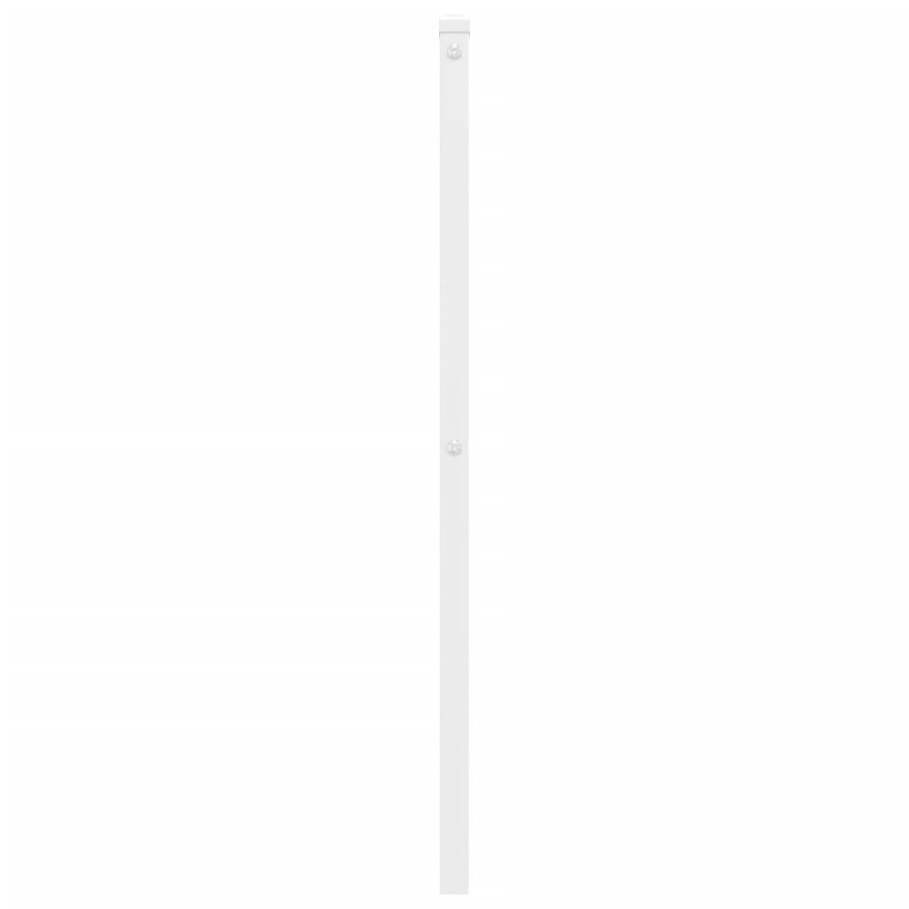vidaXL Metalowe wymienne wezgłowie, białe, 100 cm