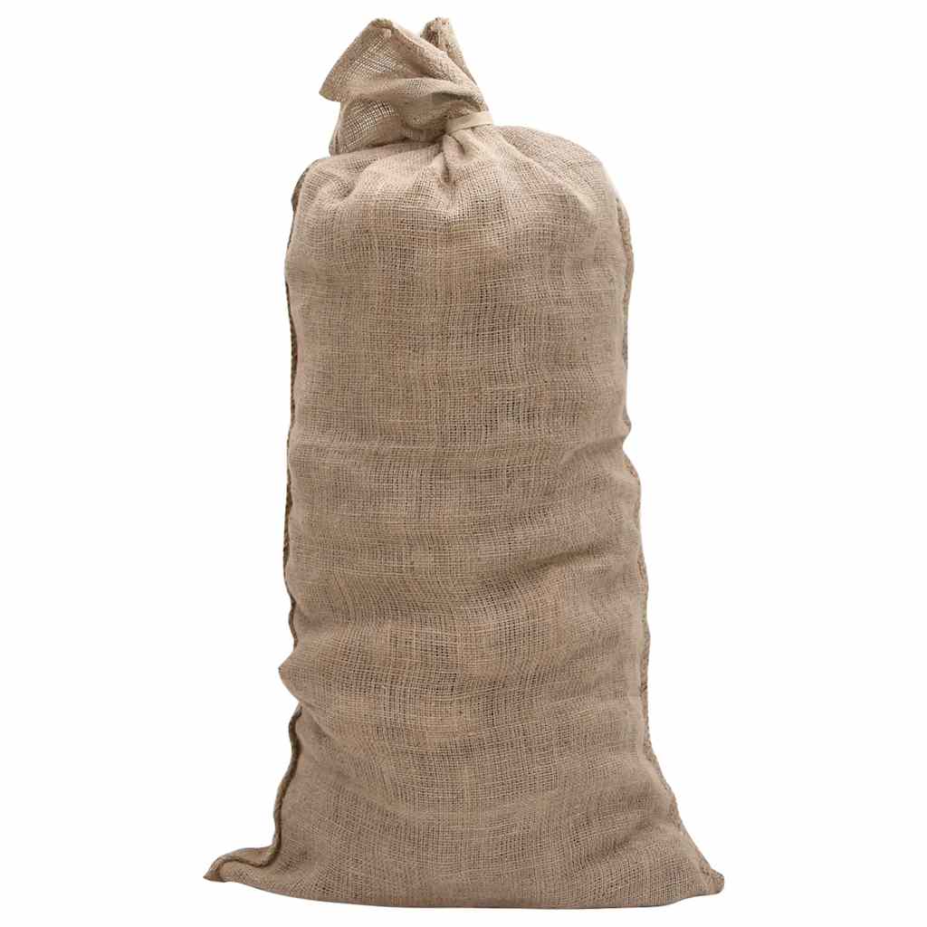 vidaXL Worki jutowe, 10 szt., 65x135 cm, 100% juta, 220 g/m²