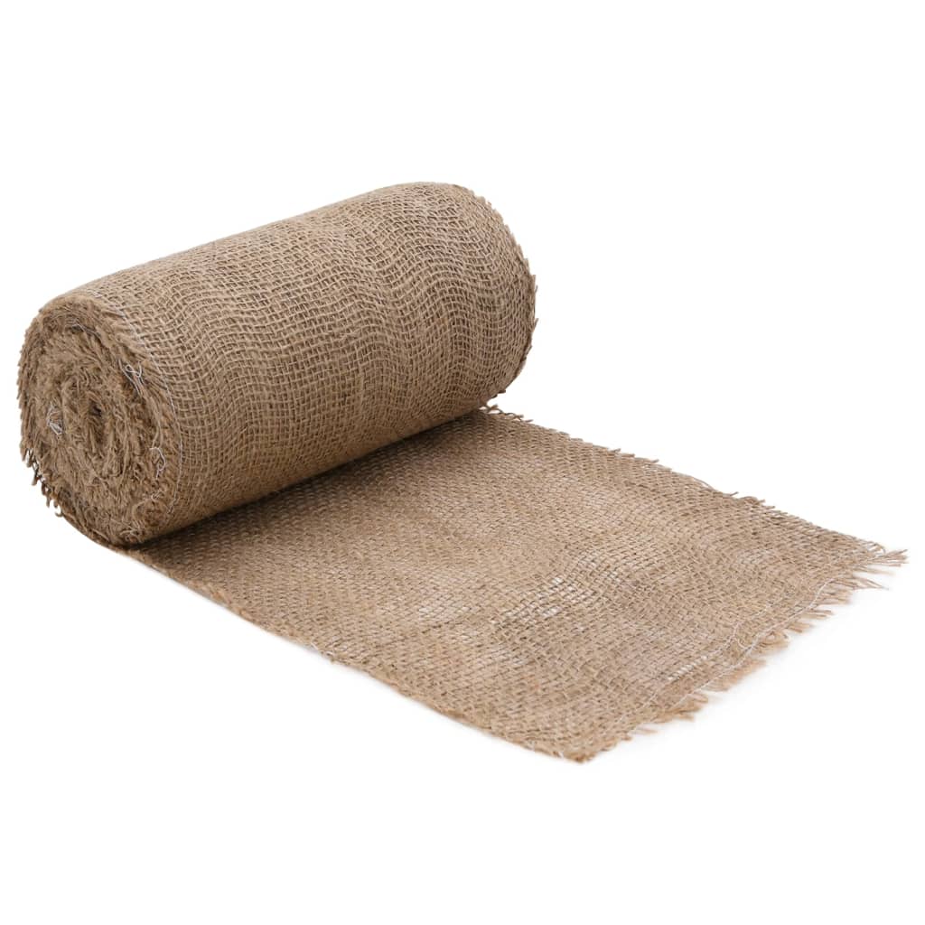 vidaXL Tkanina jutowa w rolce, 0,25x25 m, 100% juta, 200 g/m²
