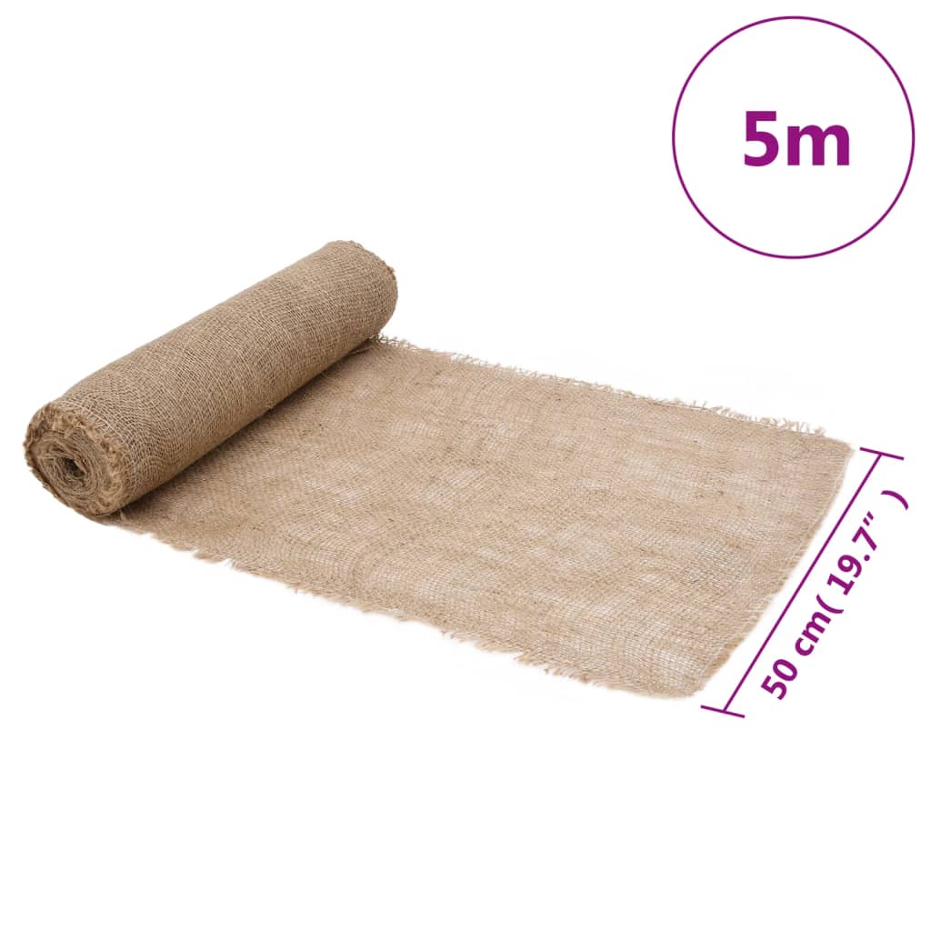 vidaXL Rolka juty 0,5x5 m 100% juta 200 gsm
