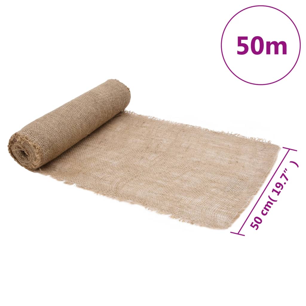 vidaXL Rolka juty 0,5x50 m 100% juta 200 gsm