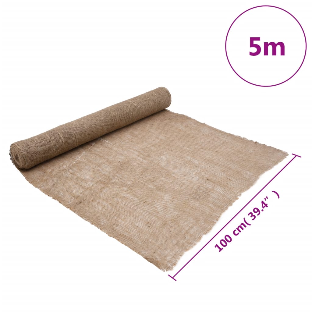 vidaXL Rolka juty 1x5 m 100% juta 200 gsm