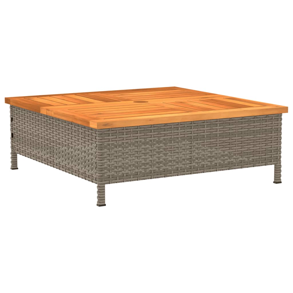 vidaXL Osłona na podstawę parasola ogrodowego, szara, 70x70x25 cm