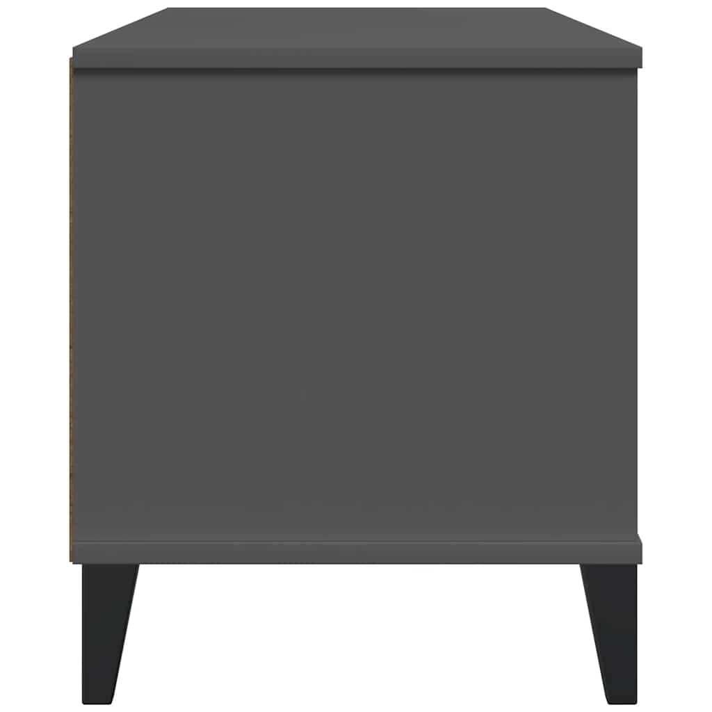 vidaXL Szafka pod telewizor VIKEN antracytowa, materiał drewnopochodny