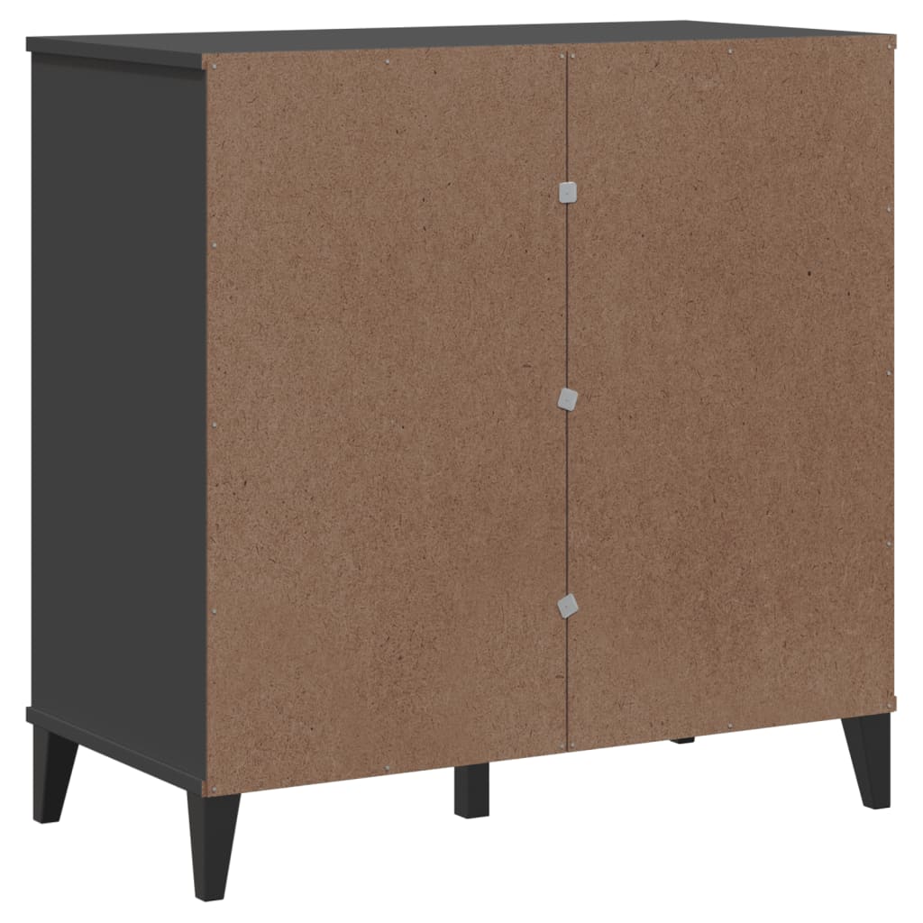 vidaXL Szafka VIKEN, antracytowa, 80x40x80 cm, materiał drewnopochodny