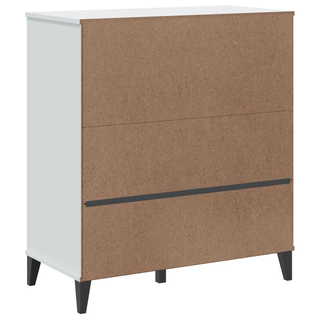 vidaXL Szafka VIKEN, biała, 80x40x90 cm, materiał drewnopochodny