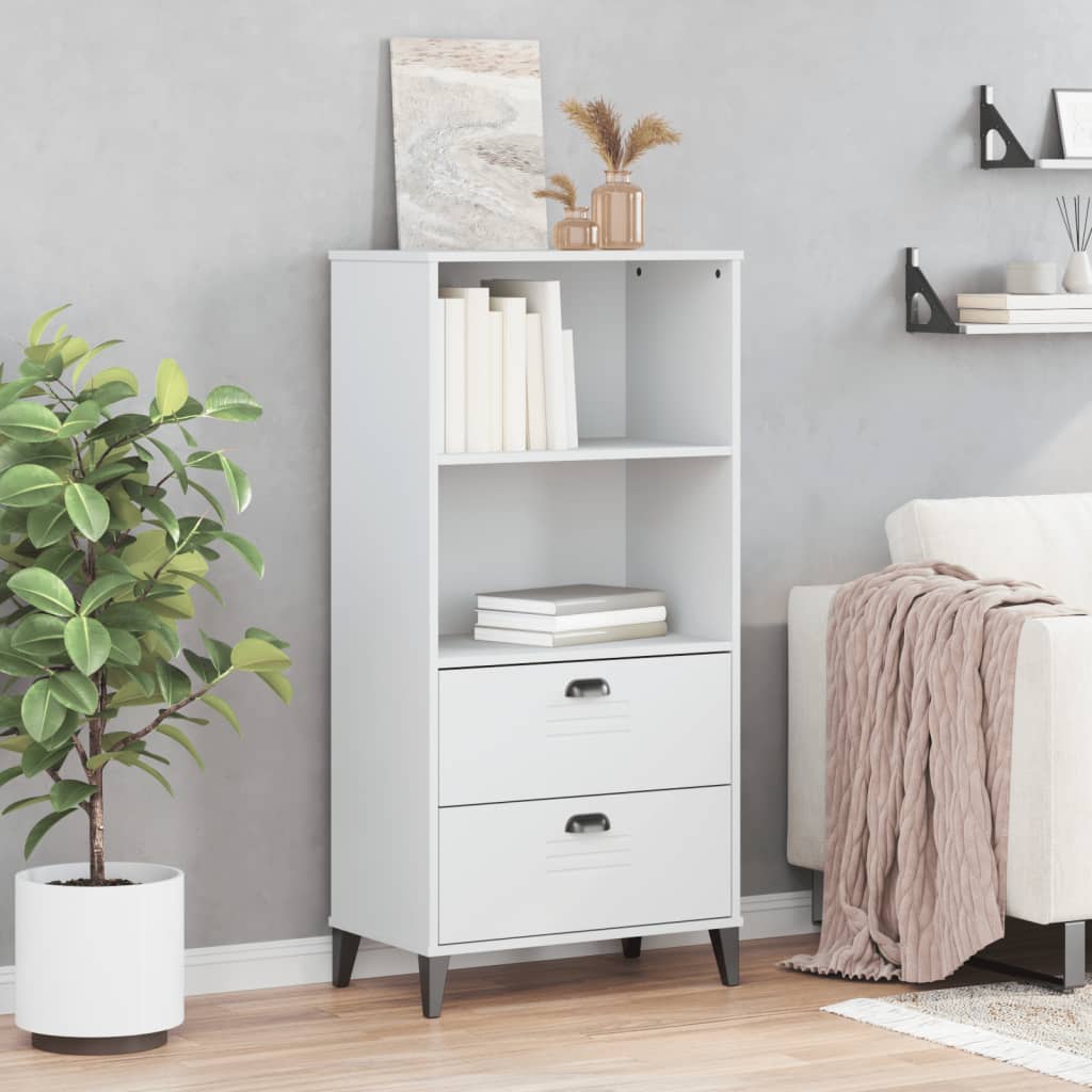 vidaXL Regał VIKEN, biały, 60x35x123 cm, materiał drewnopochodny