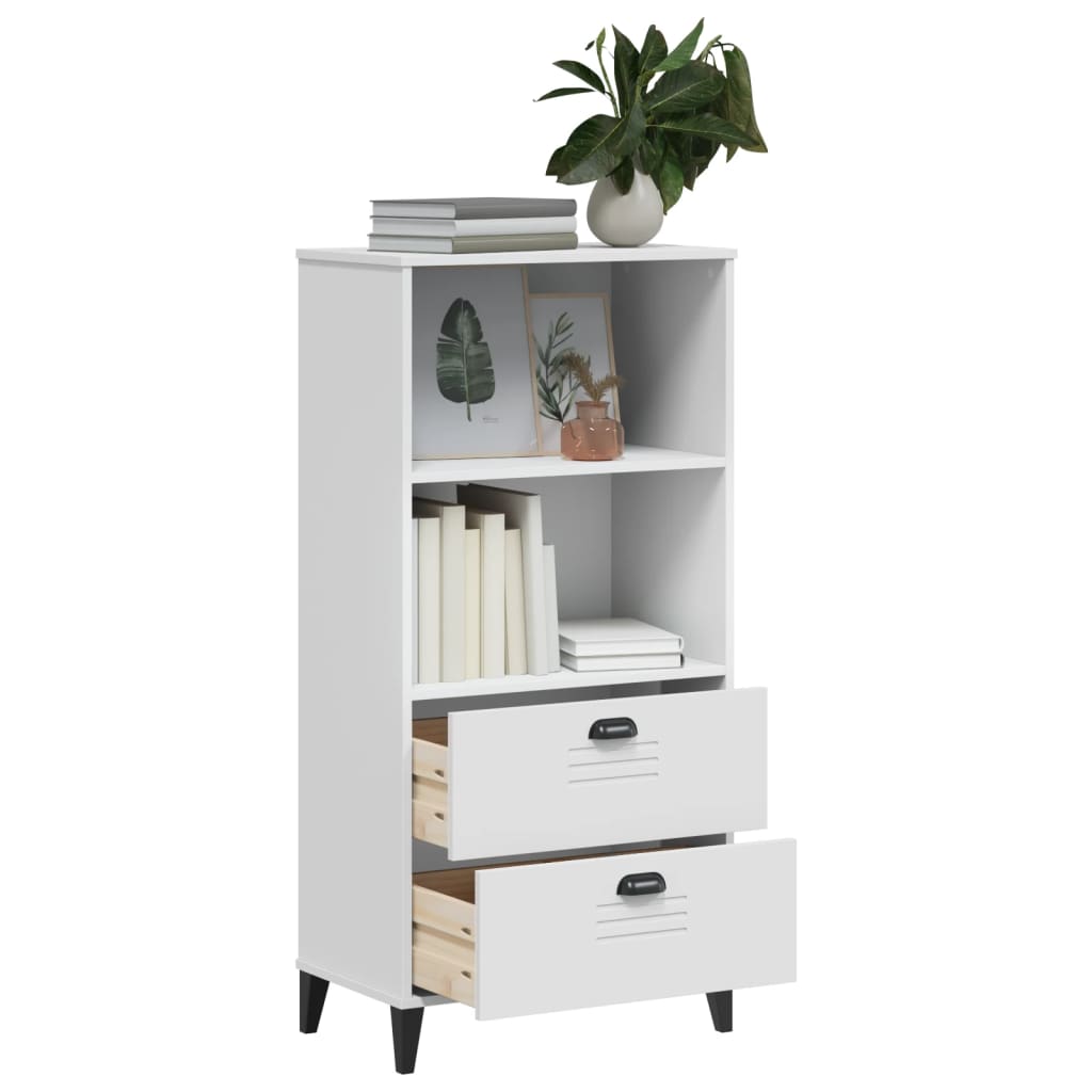 vidaXL Regał VIKEN, biały, 60x35x123 cm, materiał drewnopochodny