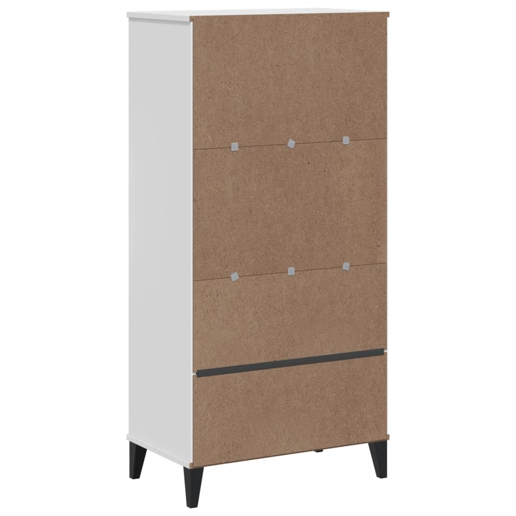 vidaXL Regał VIKEN, biały, 60x35x123 cm, materiał drewnopochodny