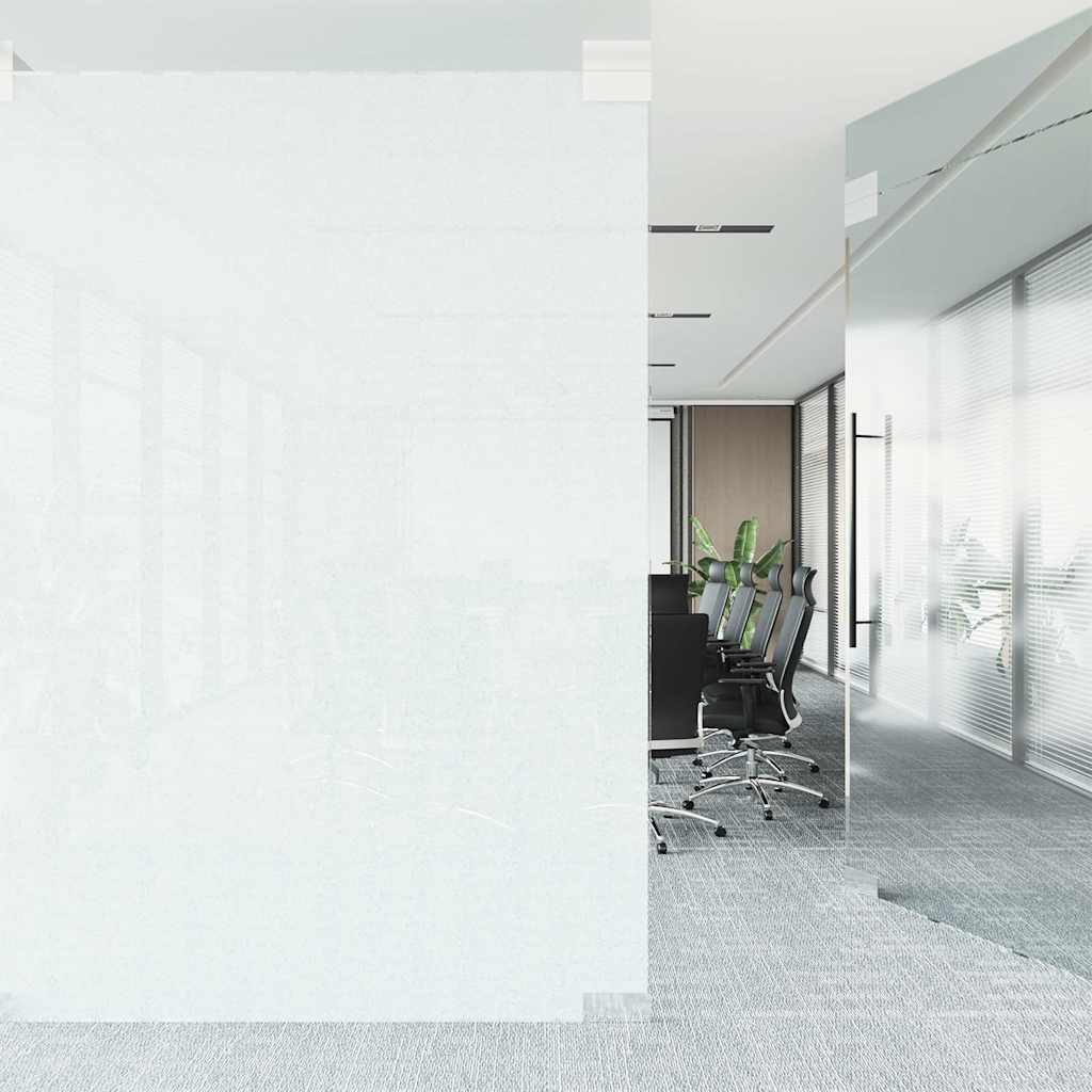 vidaXL Folia okienna statyczna, matowa, biała, 45x1000cm