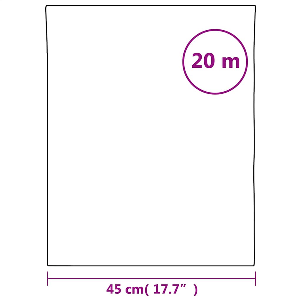 vidaXL Folia okienna statyczna, matowa, biała, 45x2000cm