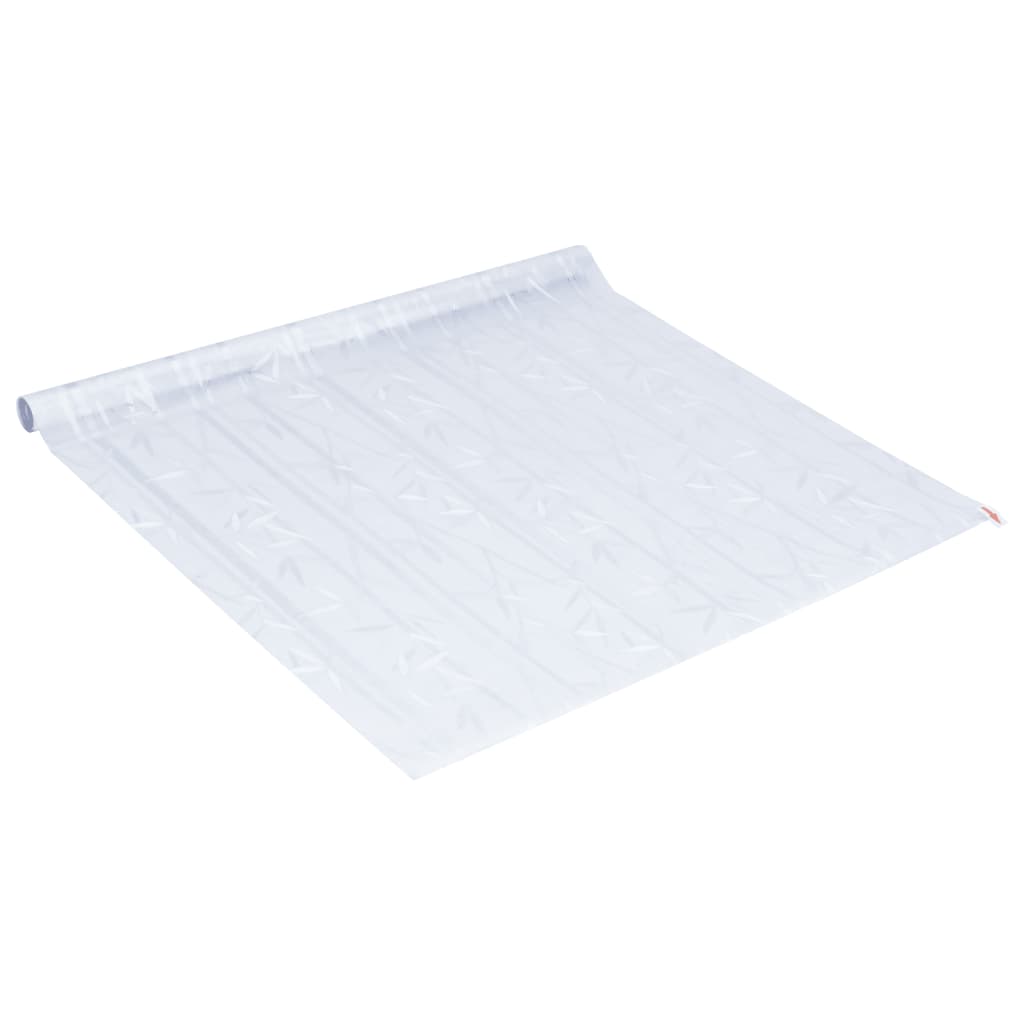 vidaXL Folia okienna, nieprzezroczysta, wzór bambusa, 45x500 cm, PVC