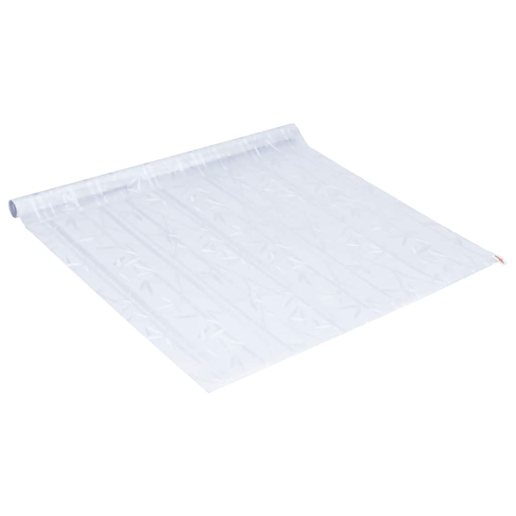 vidaXL Folia okienna, matowa, wzór bambusa, 60x500 cm, PVC