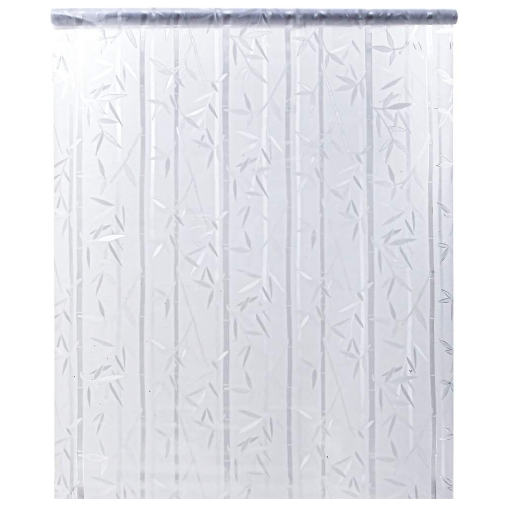 vidaXL Folia okienna, matowa, wzór bambusa, 90x500 cm, PVC