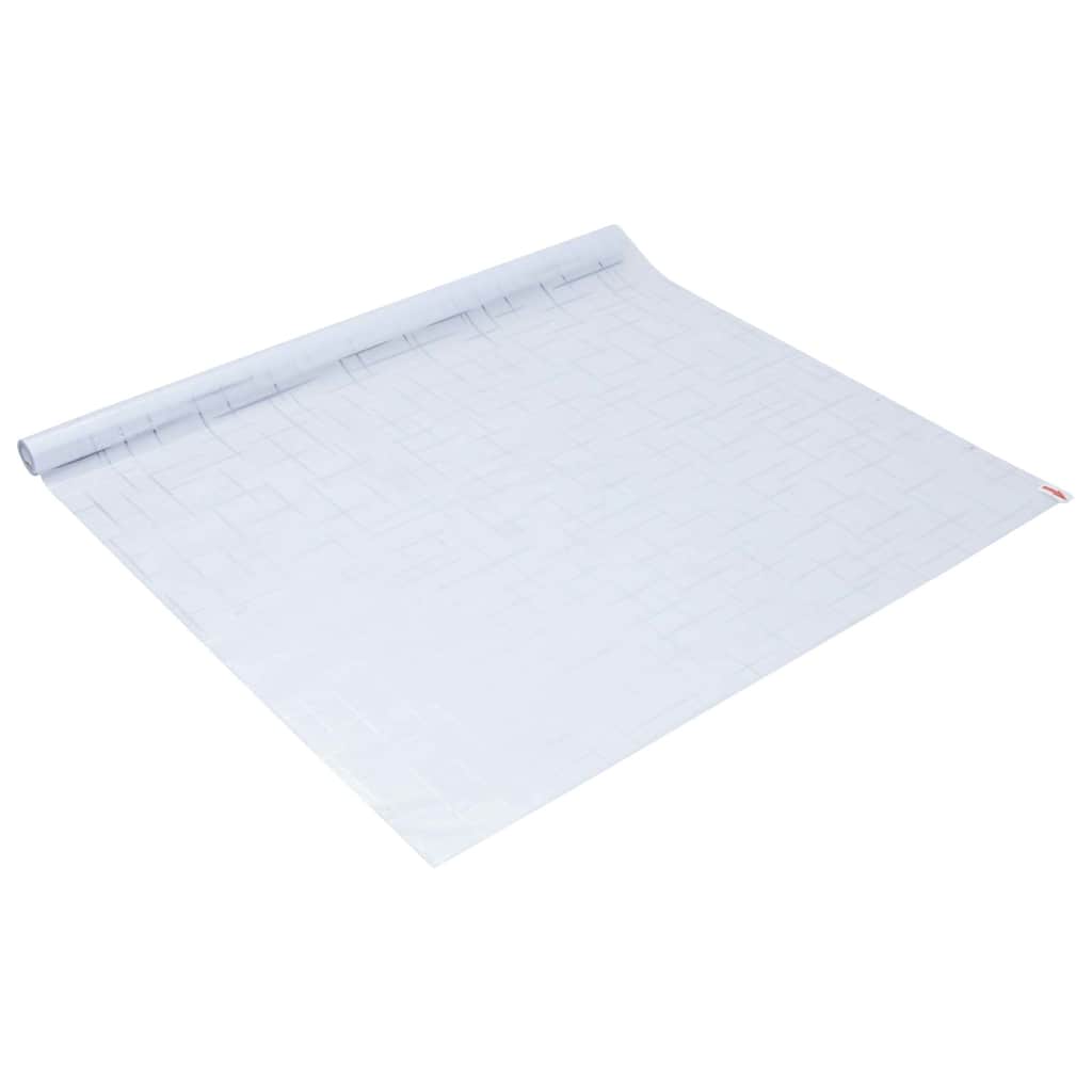 vidaXL Folia okienna, nieprzezroczysta, wzór w gwiazdy, 45x500 cm, PVC