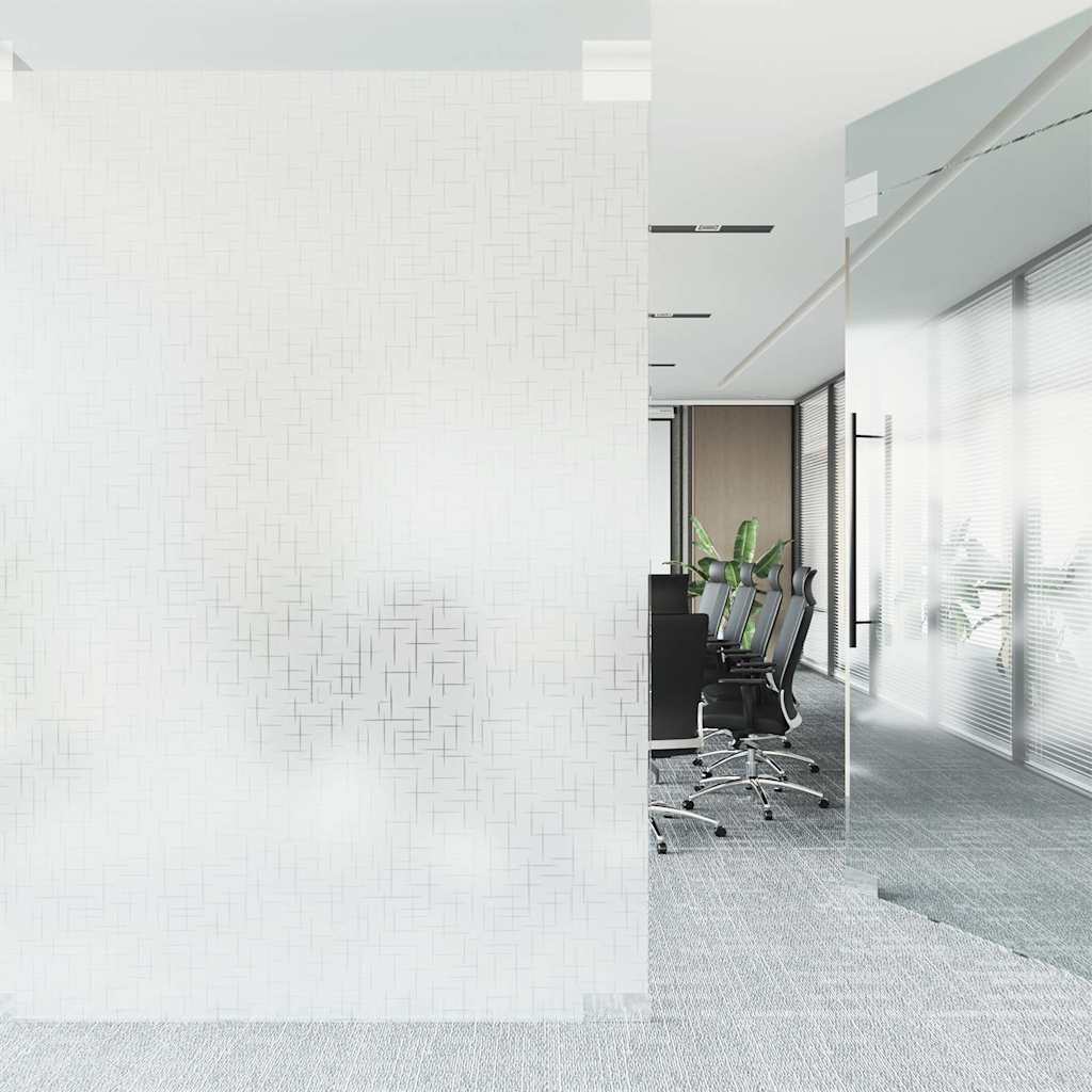 vidaXL Folia okienna, matowa, wzór w gwiazdy, 60x500 cm, PVC