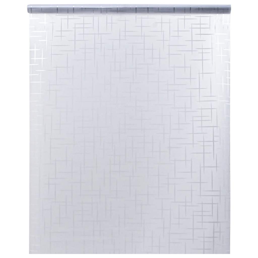 vidaXL Folia okienna, matowa, wzór w gwiazdy, 90x500 cm, PVC