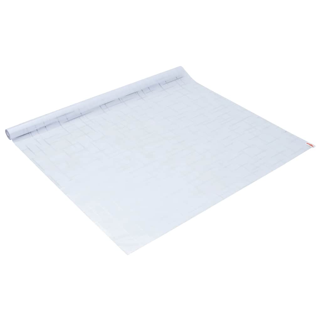 vidaXL Folia okienna, matowa, wzór w gwiazdy, 90x500 cm, PVC