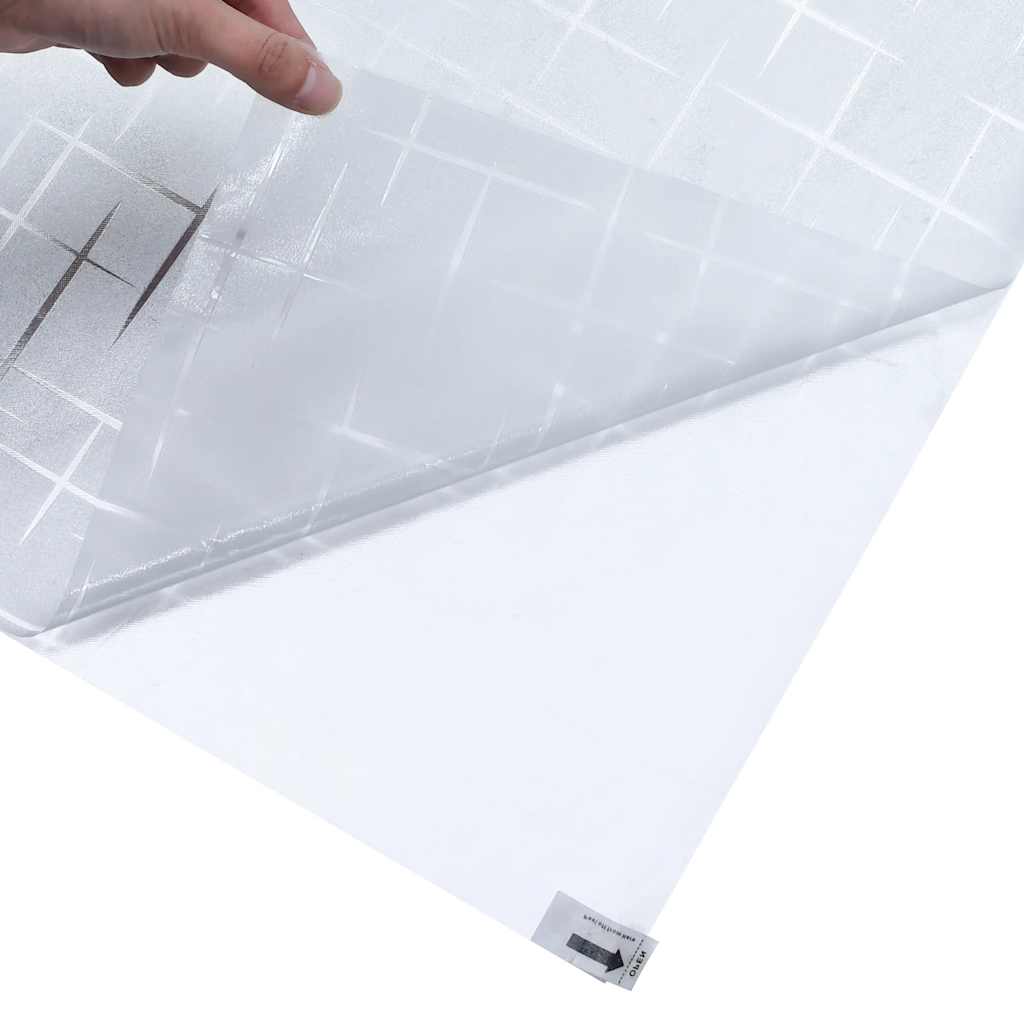 vidaXL Folia okienna, matowa, wzór w gwiazdy, 90x500 cm, PVC