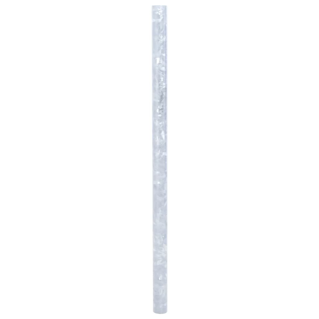 vidaXL Folia okienna, matowa, wzór kwiatowy, 45x500 cm, PVC