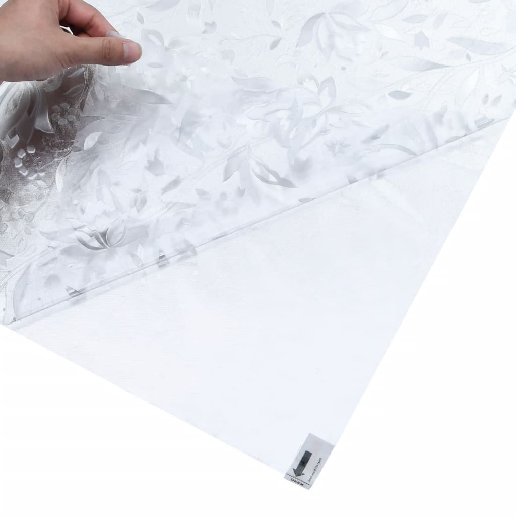 vidaXL Folia okienna, matowa, wzór kwiatowy, 60x500 cm, PVC