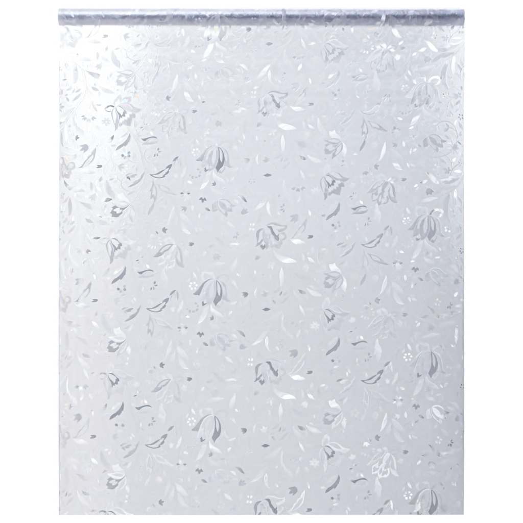vidaXL Folia okienna, matowa, wzór kwiatowy, 90x500 cm, PVC