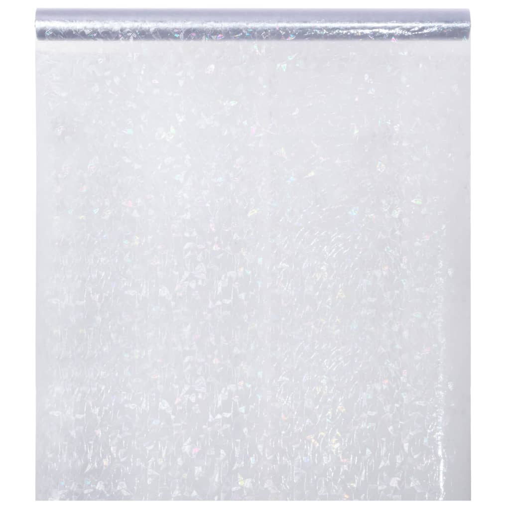 vidaXL Folia okienna, matowa, tęczowy wzór 3D, 45x2000 cm, PVC
