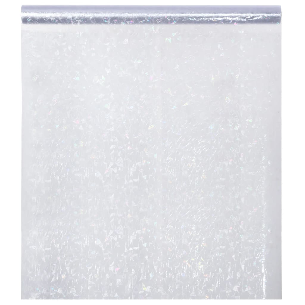 vidaXL Folia okienna, matowa, tęczowy wzór 3D, 60x1000 cm, PVC