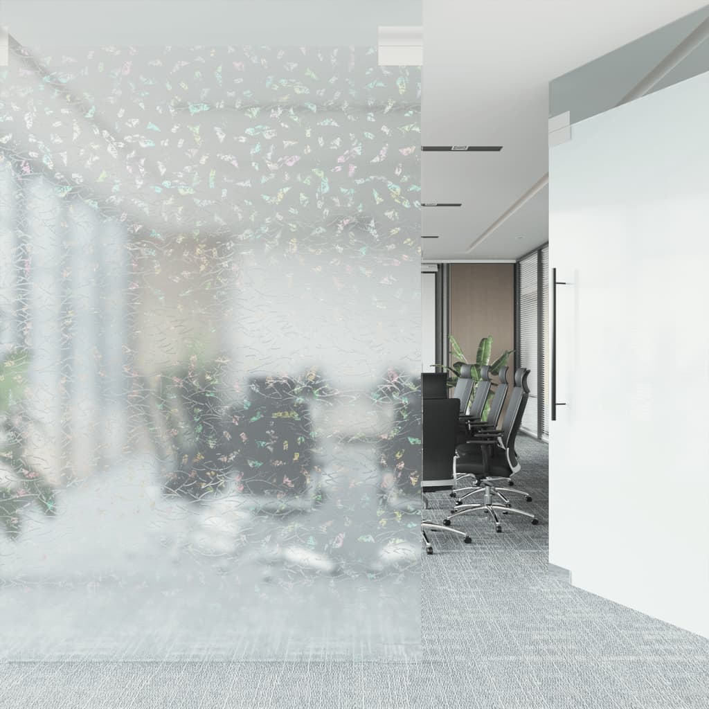 vidaXL Folia okienna, matowa, tęczowy wzór 3D, 60x1000 cm, PVC