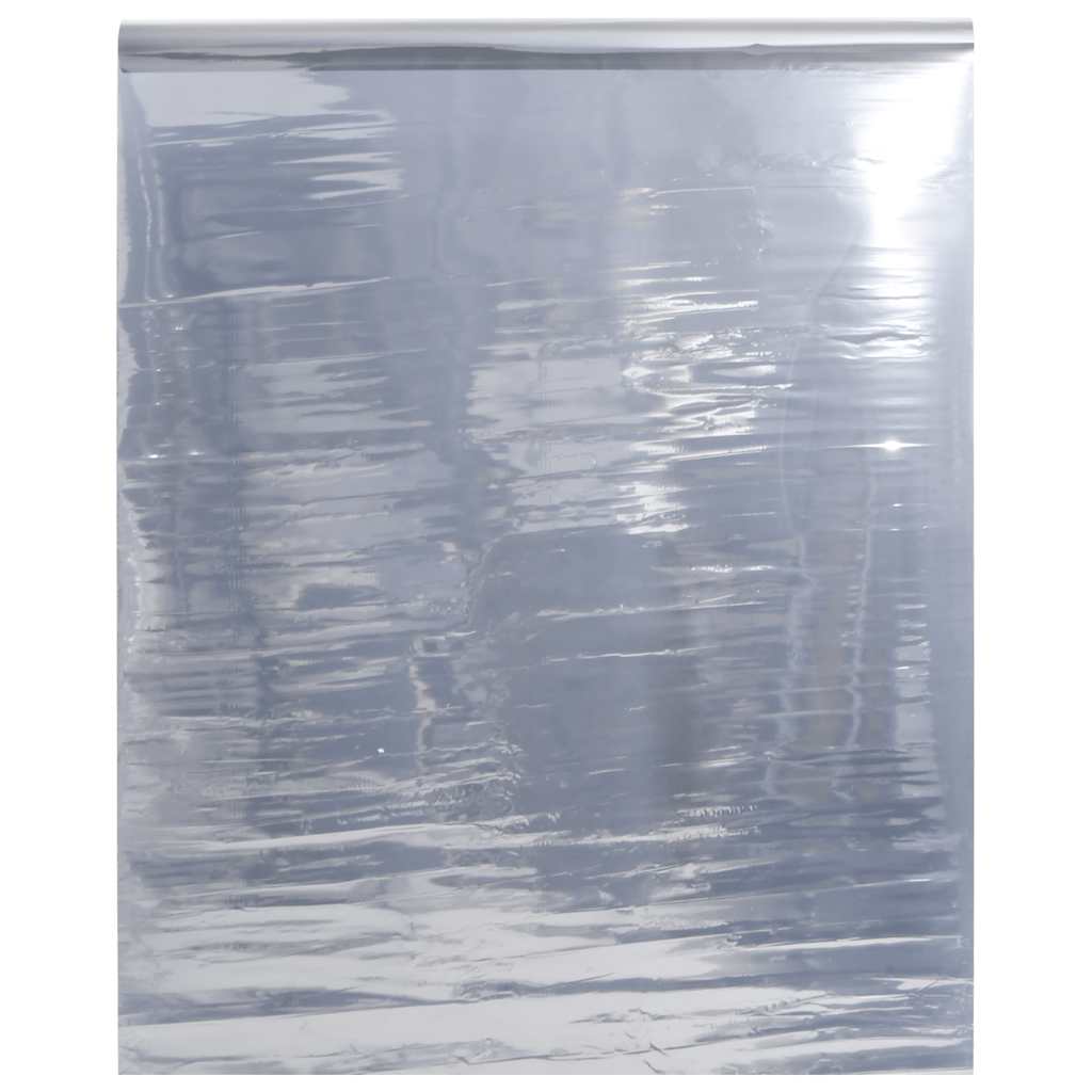 vidaXL Folia okienna odbijająca promienie słońca, srebrna, 90x2000 cm