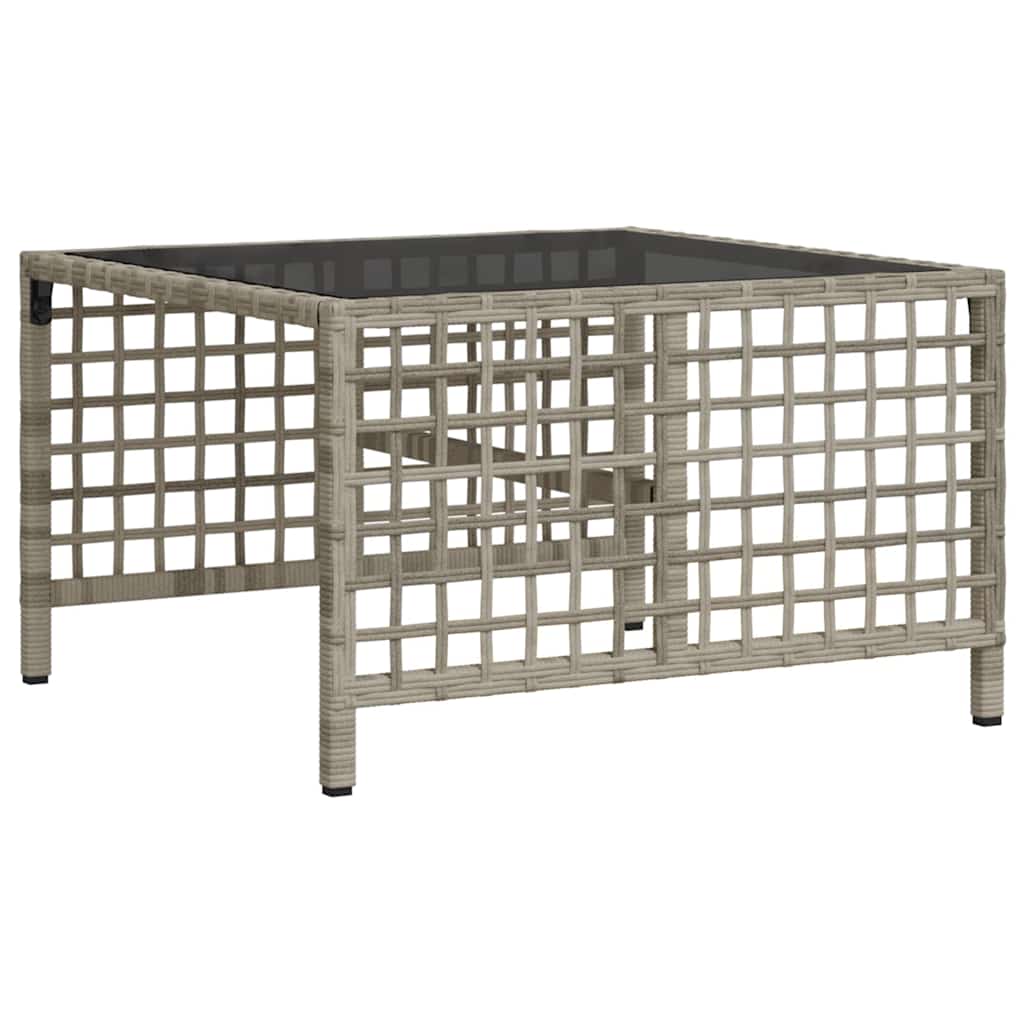 vidaXL vidaXL 3-cz. narożna sofa ogrodowa z poduszkami, jasnoszara