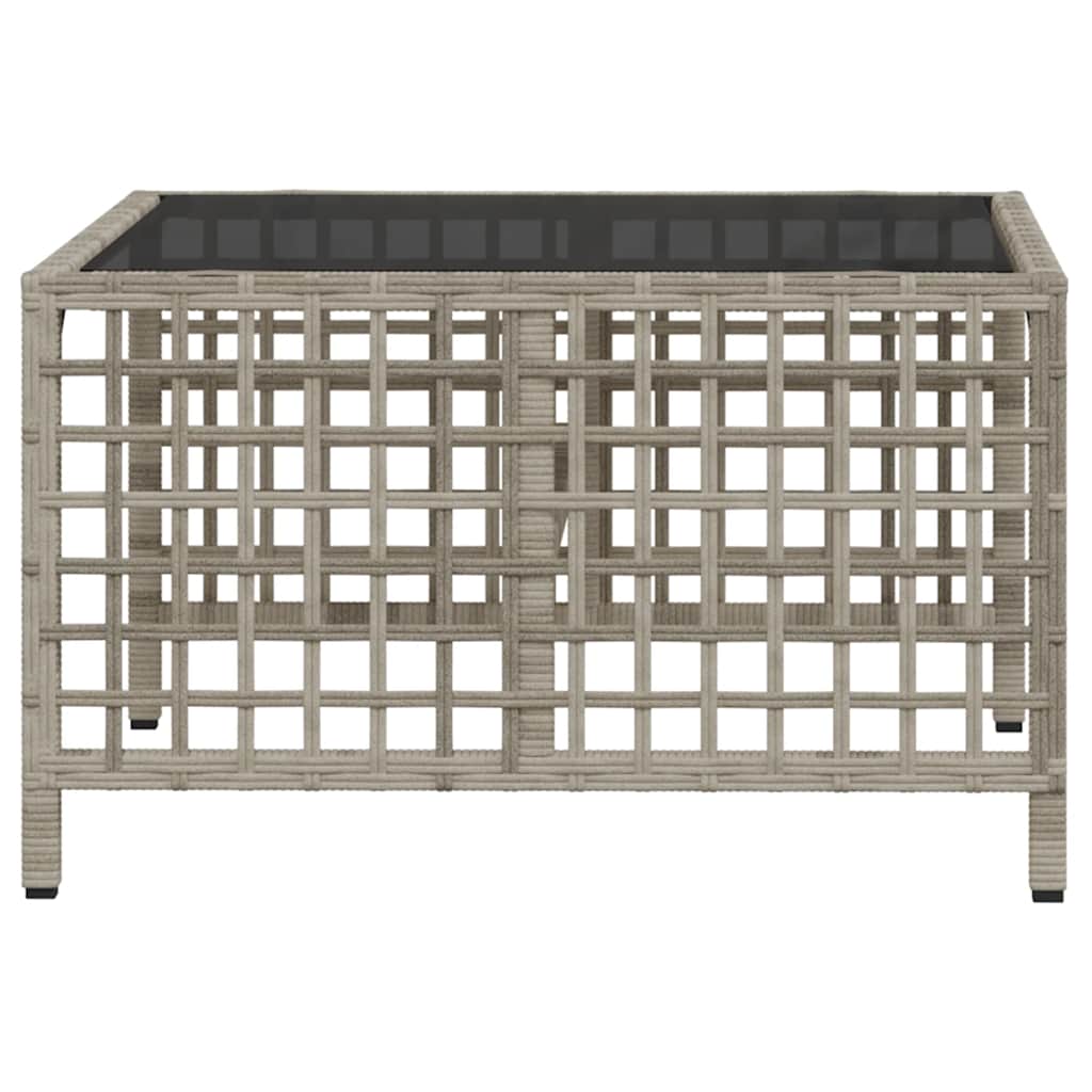 vidaXL vidaXL 3-cz. narożna sofa ogrodowa z poduszkami, jasnoszara