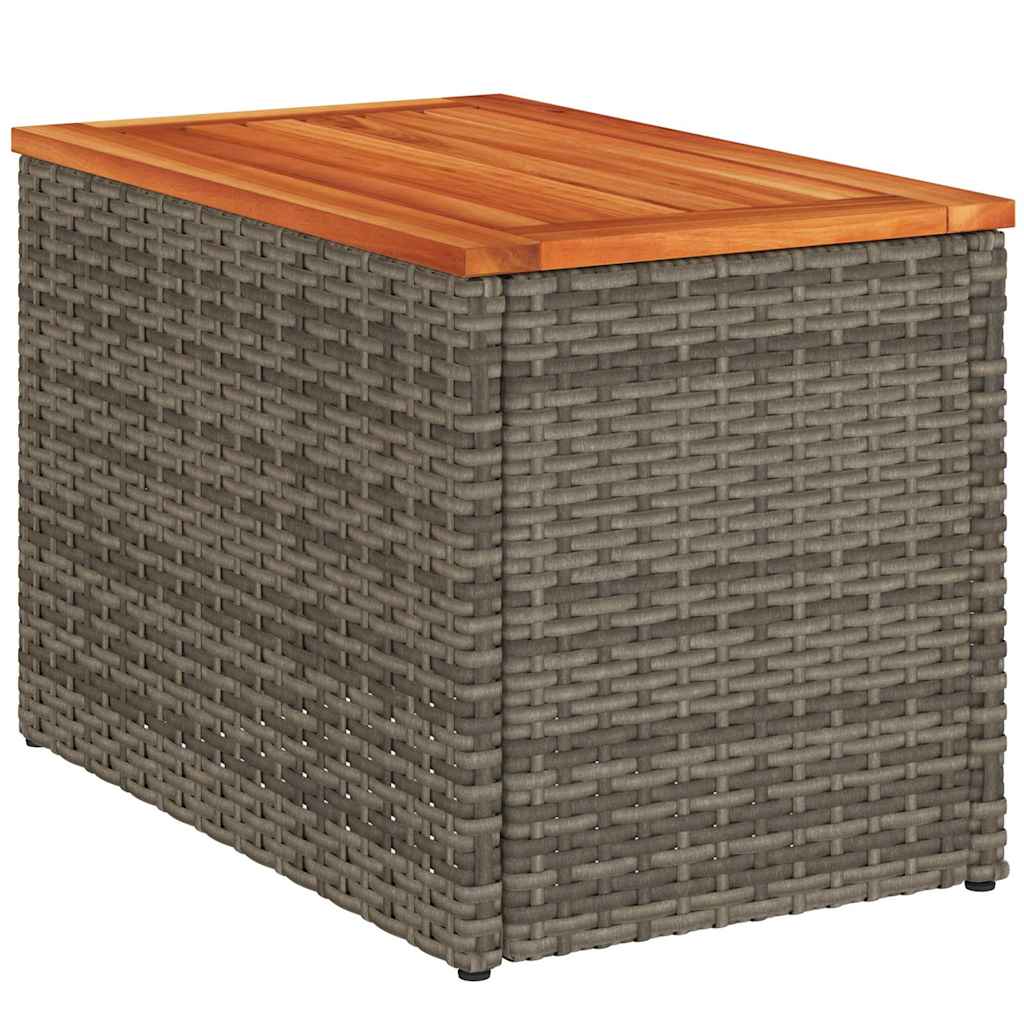 vidaXL Stoliki ogrodowe, 2 szt., szare, 55x34x37 cm