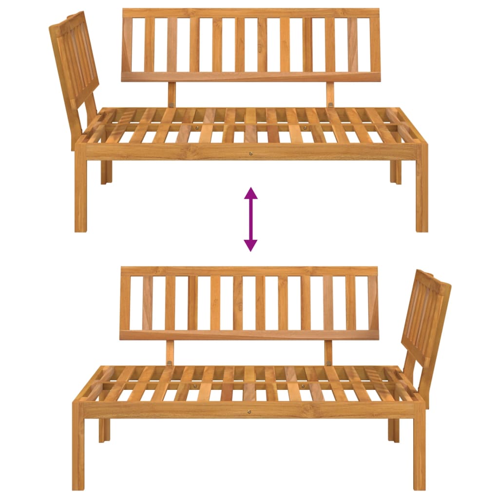 vidaXL Narożna sofa ogrodowa z deseczek, lite drewno akacjowe